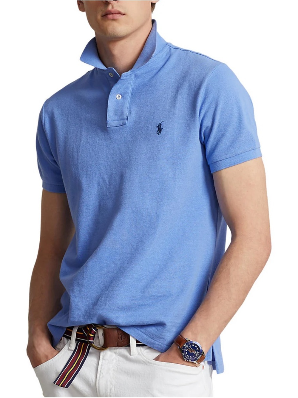 Polo Ralph Lauren
Men's Custom Slim-Fit Mesh Polo Shirt